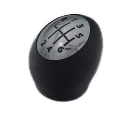 VİTES TOPUZU SİYAH 6 İLERİ KROM  (FLUENCE-MEGANE III)